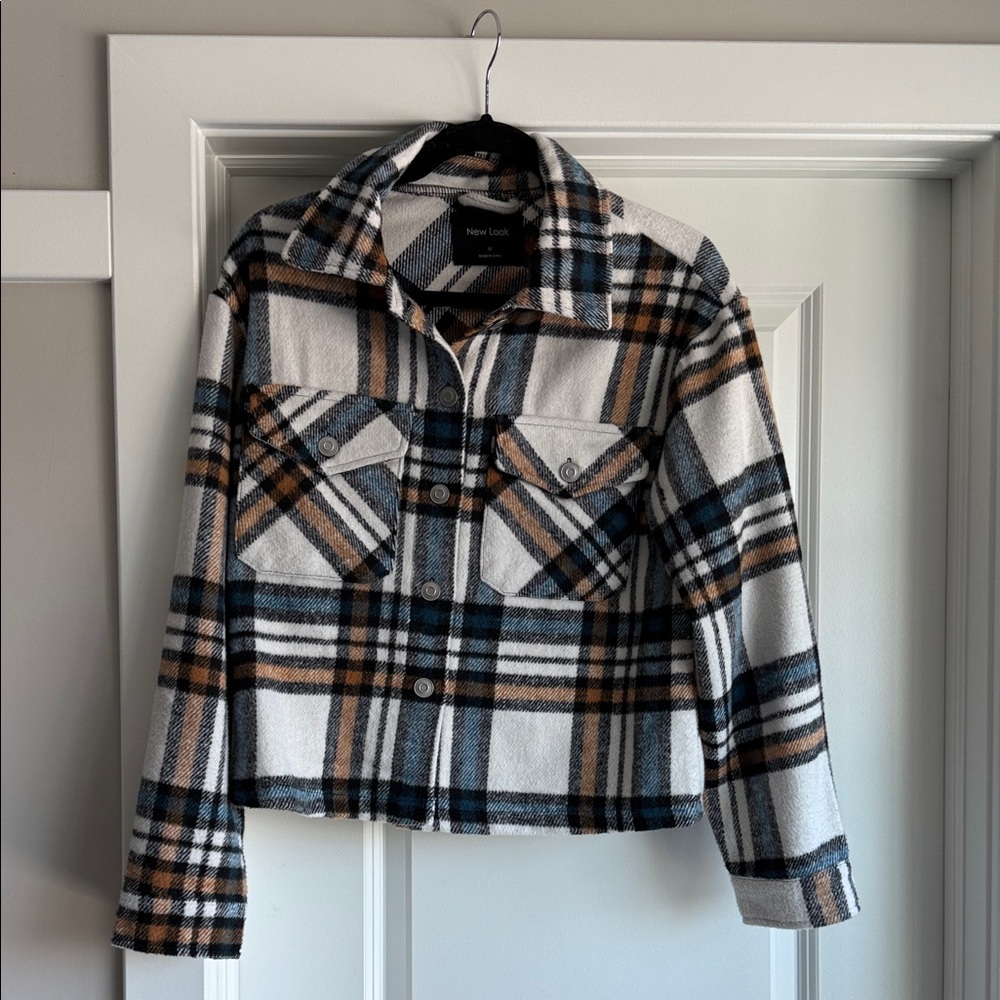 Plaid Crop Jacket